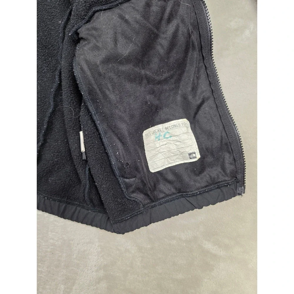 The North Face Denali Fleece Jacket Girls XL 18 Black Full Zip Outdoor Coat